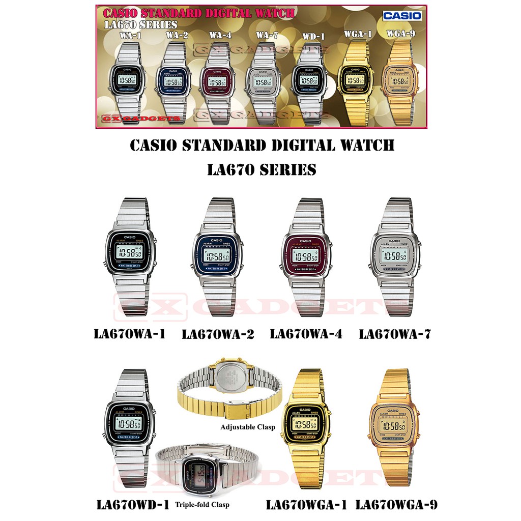 casio la670wa manual