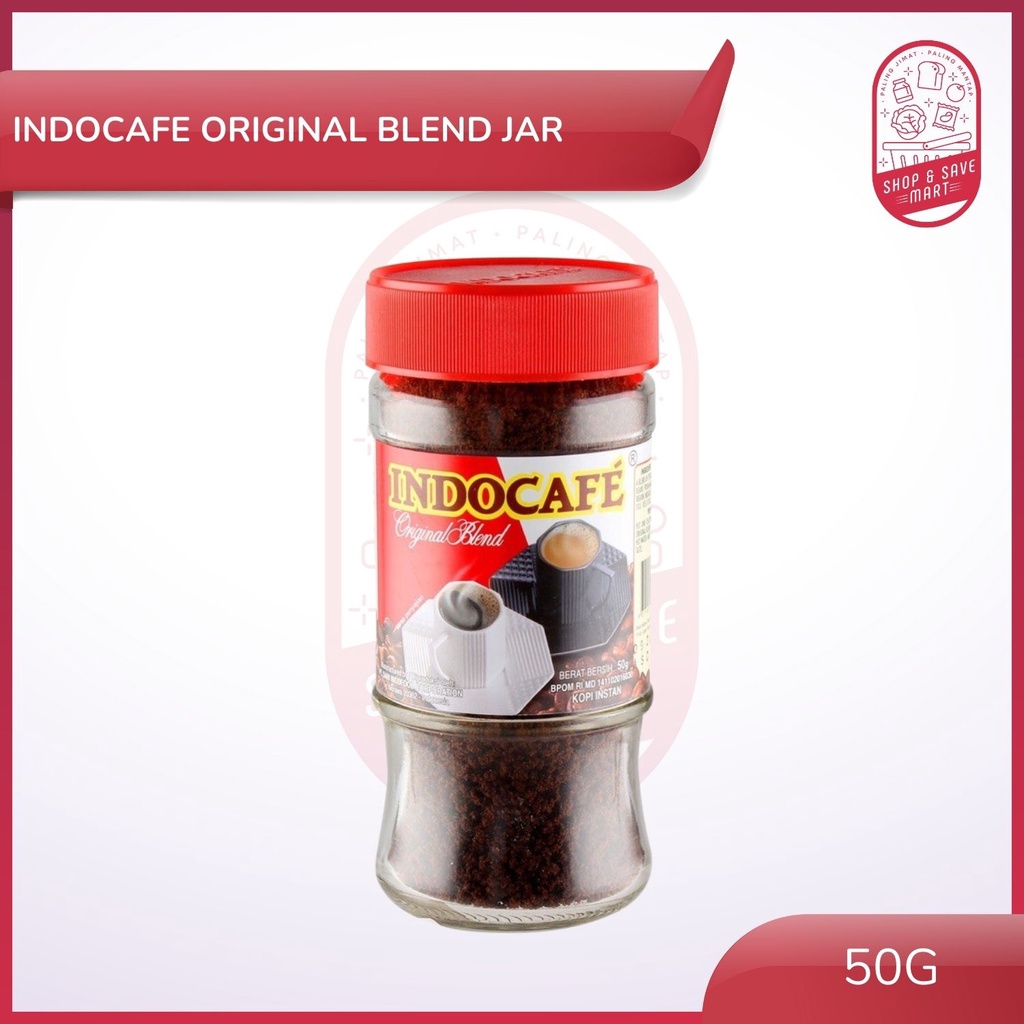 Indocafe Original Blend Instant Coffee Jar - 50g | Shopee Malaysia