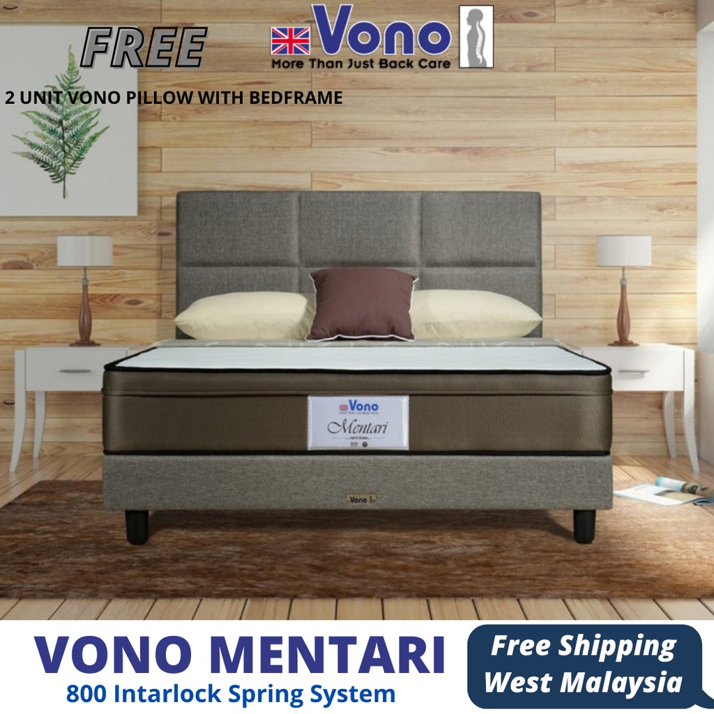 Vono Mentari Mattress OrthoMax Spring System (10 inci Mattress