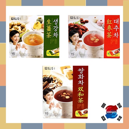 [Damtuh] Korean Health Traditional Tea 15T / Jujube / Ssangwha / Ginger