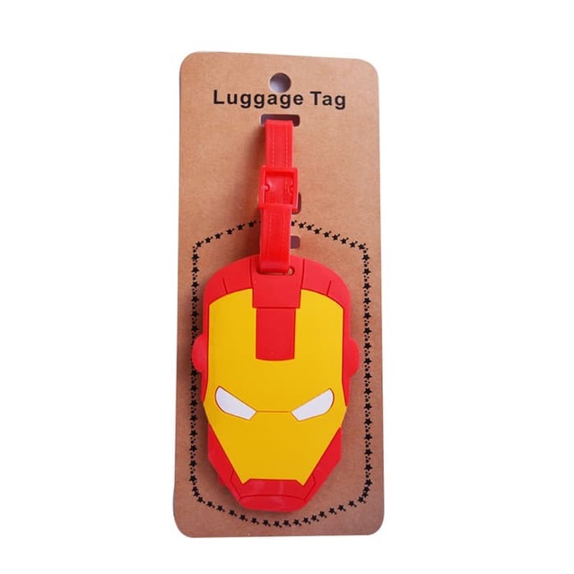 iron man luggage tag