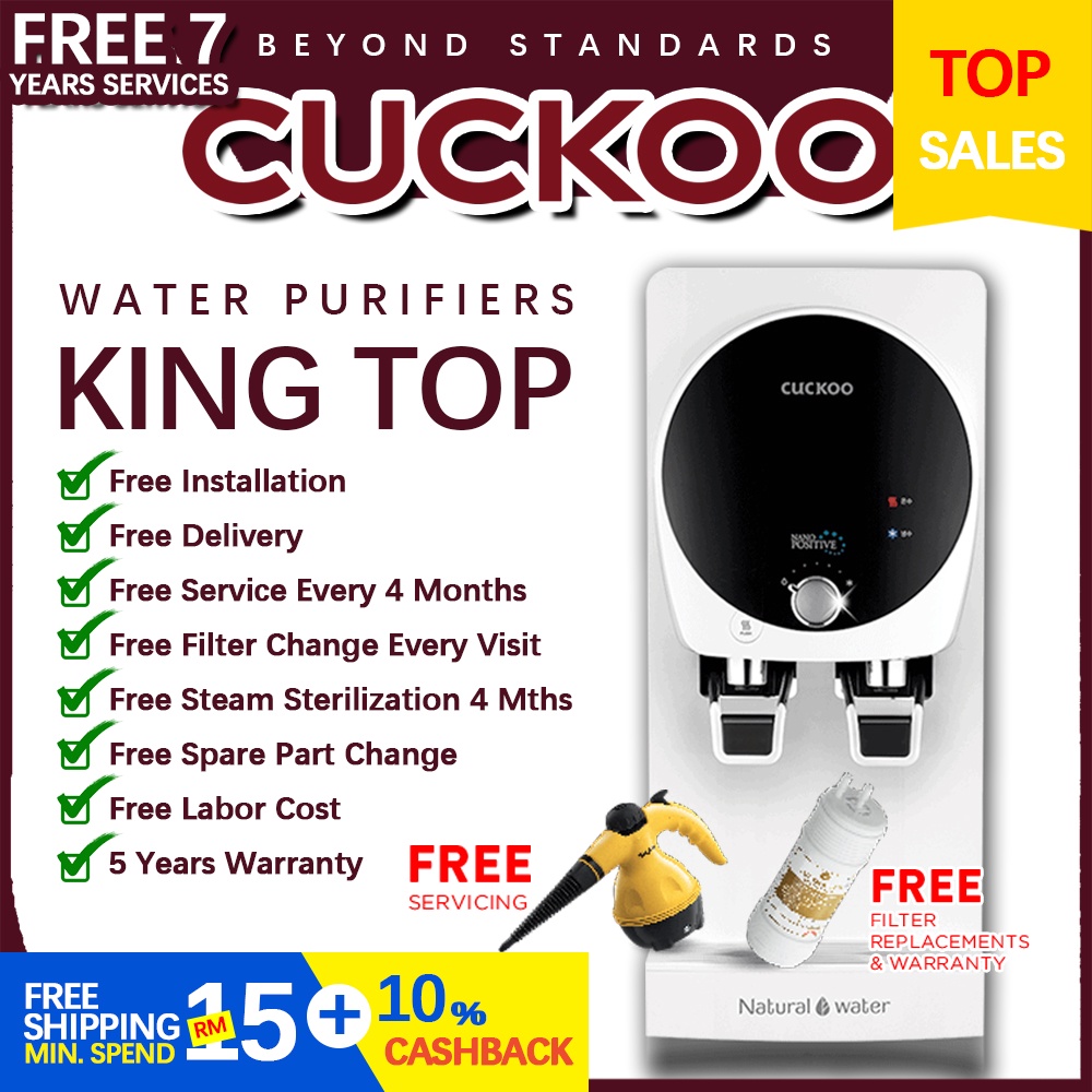 Buy King Top Cuckoo Water Purifier King Top Free 7 Years Services Freewater Filter Replacement Cartridge Fusion Seetracker Malaysia