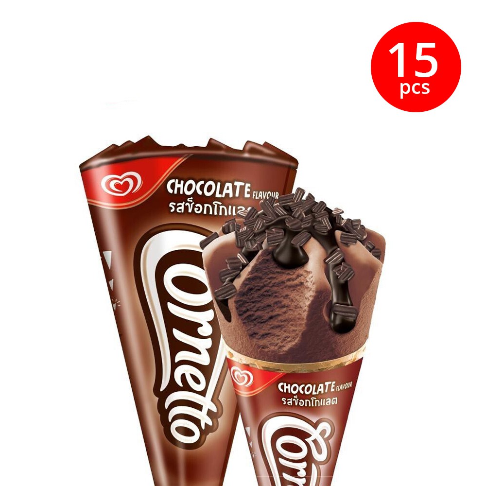 No 9 9 Free Gift Fully Redeemed Cornetto Classic Chocolate Ice Cream 15 Pieces Shopee Malaysia