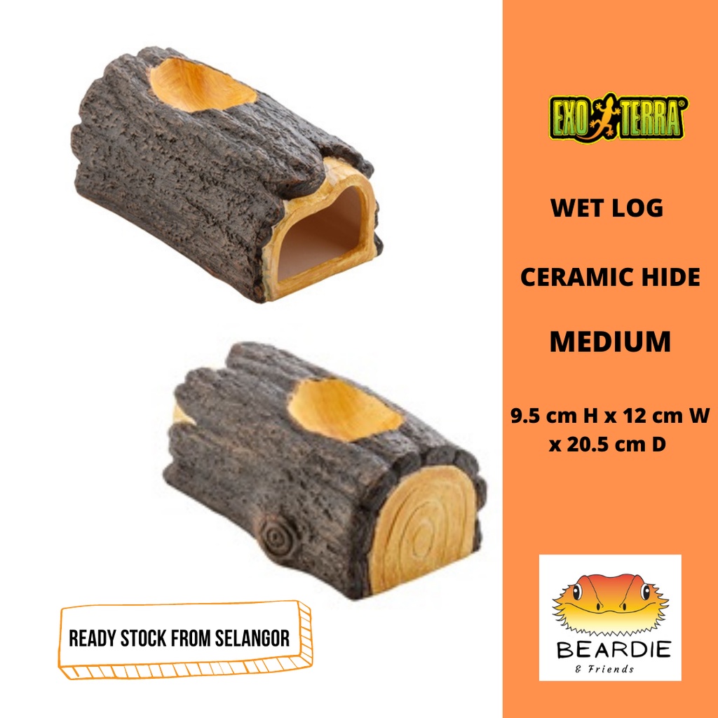 EXO TERRA WET LOG CERAMIC HIDE MEDIUM (PT3177) Shopee Malaysia