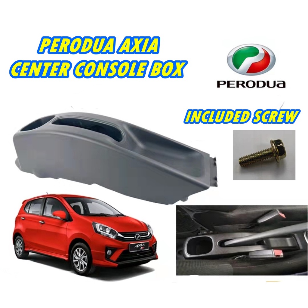 Center Console Perodua Axia Suitable For E Spec 2020 G Spec Free Screw Shopee Malaysia