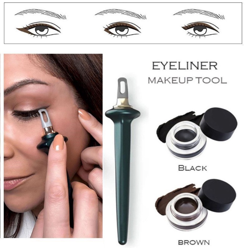 Eyeliner Guide to the Easy Eyeliner Gel Multiuse Eyeliner Brush