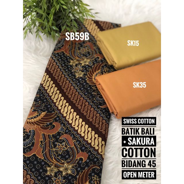 MIX MATCH BATIK BALI VIRAL  OPEN METER SEPASANG RM48 