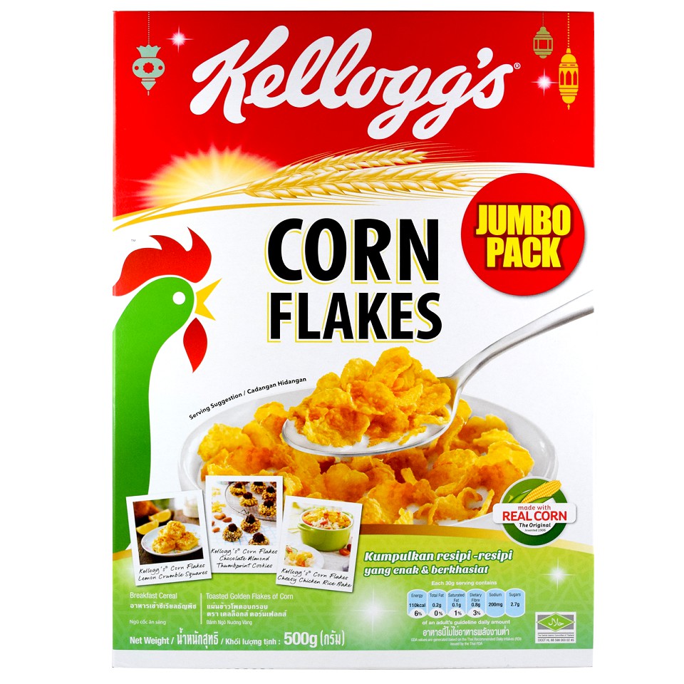 Kellogg's Corn Flakes (500g) Shopee Malaysia