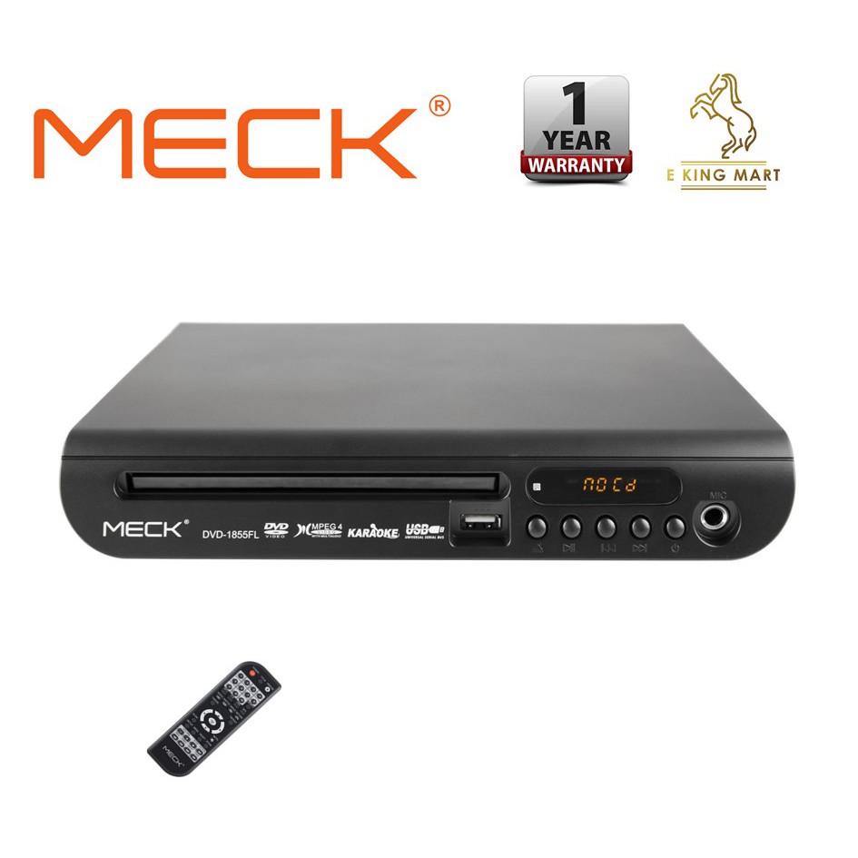 Meck Dvd Vcd Cd Mp3 Player Supports Mp4 Avi Mp3 Jpeg