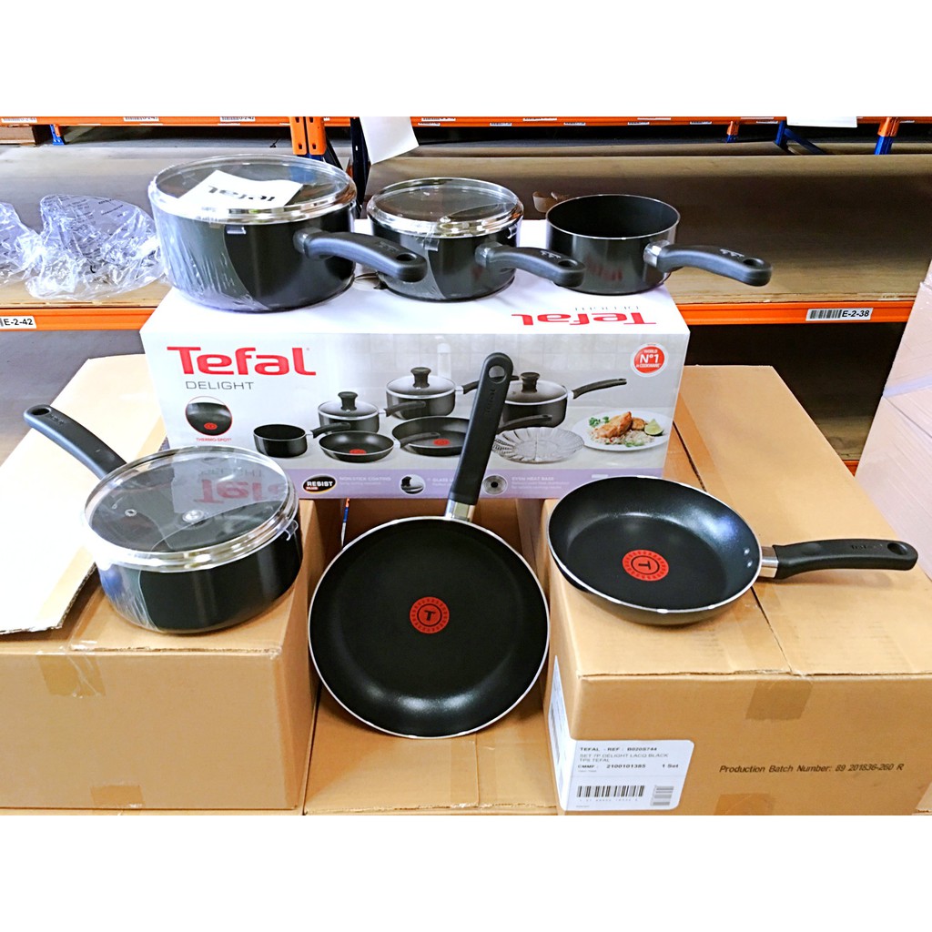Tefal Delight 7 piece Non Stick Cookware Set B020S7 B020S744 Fry
