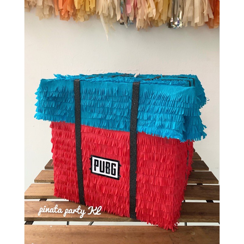 PUBG gaming loot box pinata, treasure box for PUBG party kids and adults