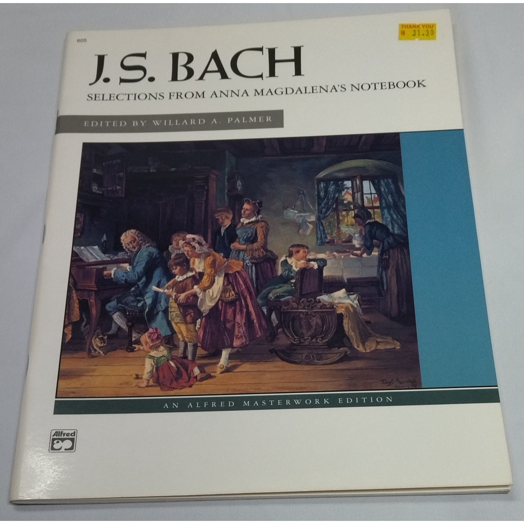 J.S. Bach Selections From Anna Magdalena's Notebook (Edited by Willard A. Palmer)