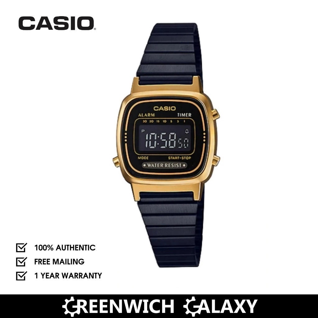 Casio Small Vintage Digital Watch (LA670WEGB1B) Shopee Malaysia