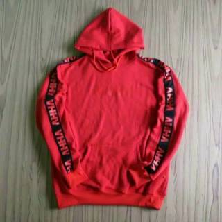 hoodie ahha stripe red