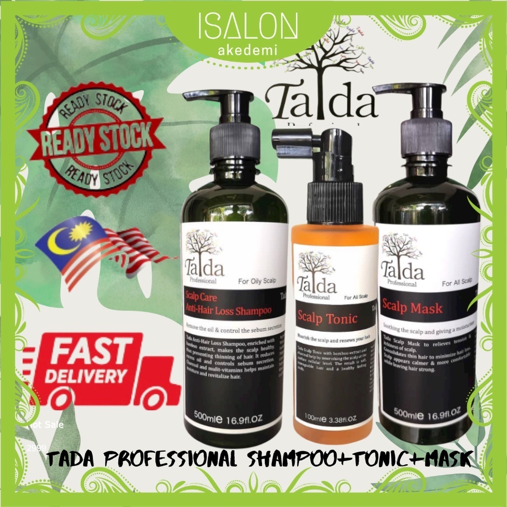 TADA PROFESSIONAL HAIR SHAMPOO/ TONIC ORIGINAL(READY STOCK)500ml Shopee Malaysia