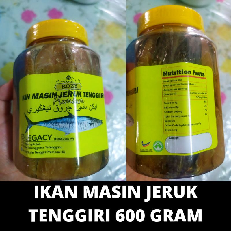 Jeruk Tenggiri Ikan Masin 600 Gram Shopee Malaysia