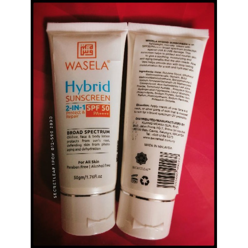 Hybrid sunscreen