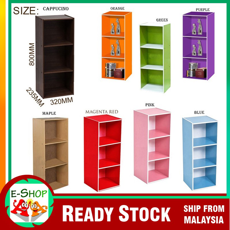 Rak Buku Serbaguna Diy Book Shelf Almari Buku Kabinet Cabinet Storage Rack Jenis Kayu Pelbagai Guna Dapur Shopee Malaysia