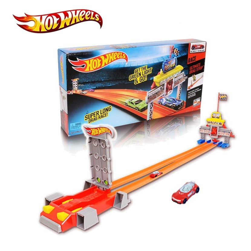 hot wheels drag race track set