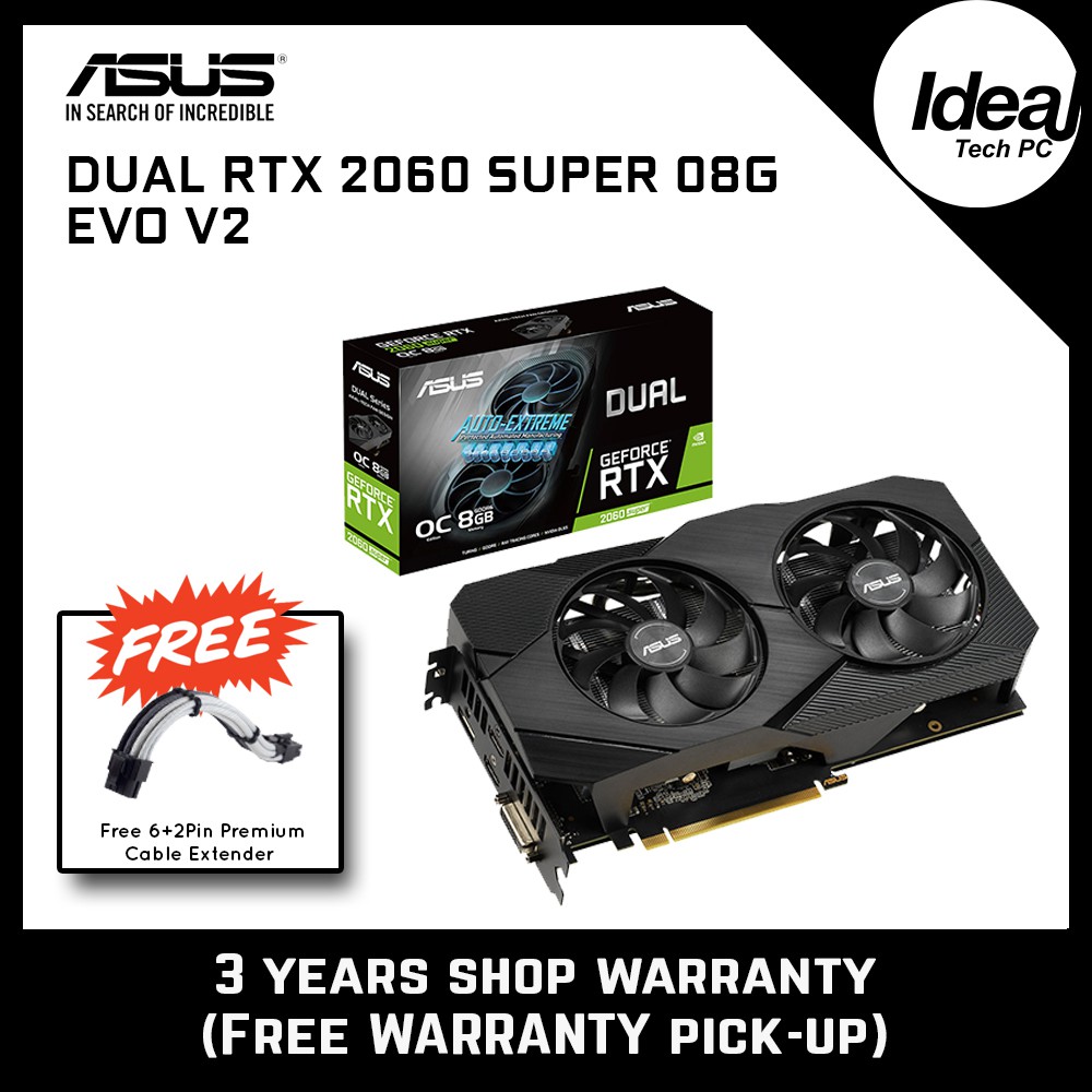 Asus Dual Rtx 60 Super O8g Evo V2 Shopee Malaysia