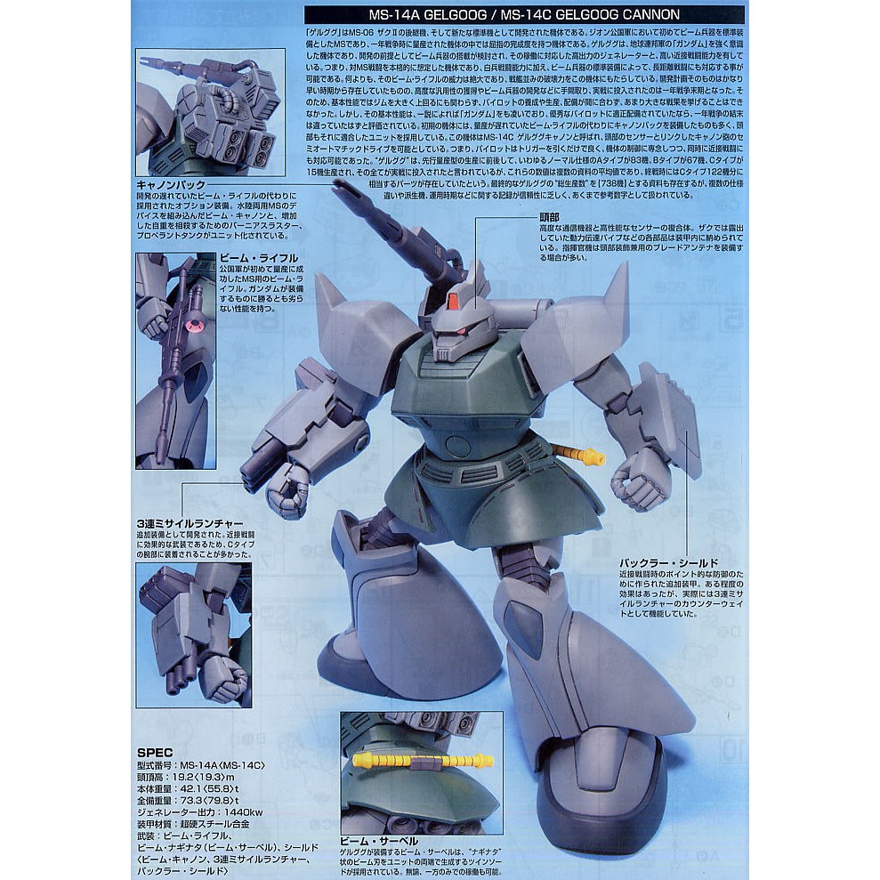 Gundam Ms 14a Mass Production Gelgoog Ms 14a Gelgoog Canon Hguc 1 144 Scale Bandai Hguc076 Toys Hobbies Toys Games Visionaryrentals Com