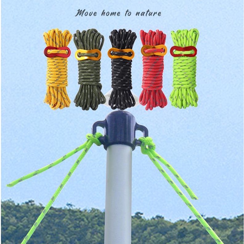 MSW 5mm Thick Reflective Rope 4M Camping Tent Flysheet Wind Rope