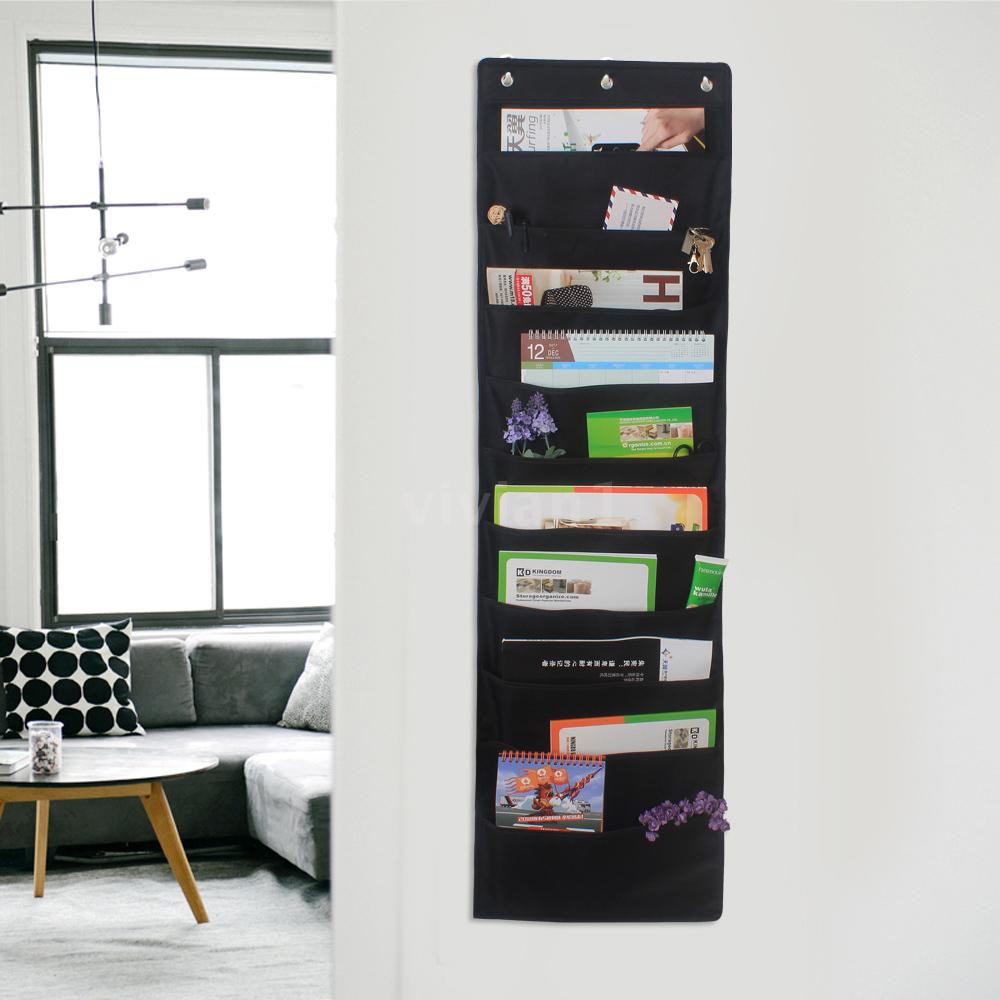 10 Pocket Hanging Wall Organizer Over The Door File Organizer