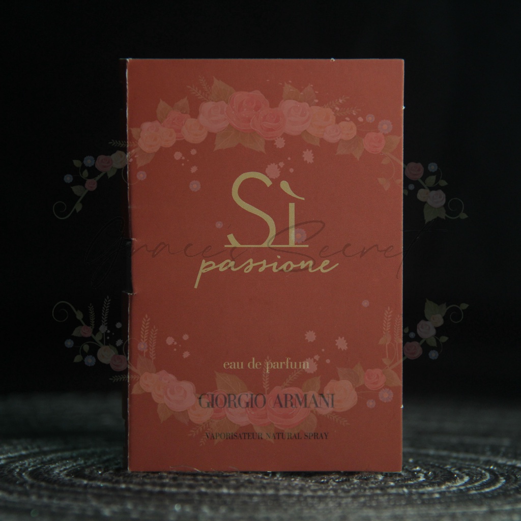 Perfume Sample - Giorgio Armani Sì Passione, 2017 2ML Vial Perfume  Fragrance | Shopee Malaysia