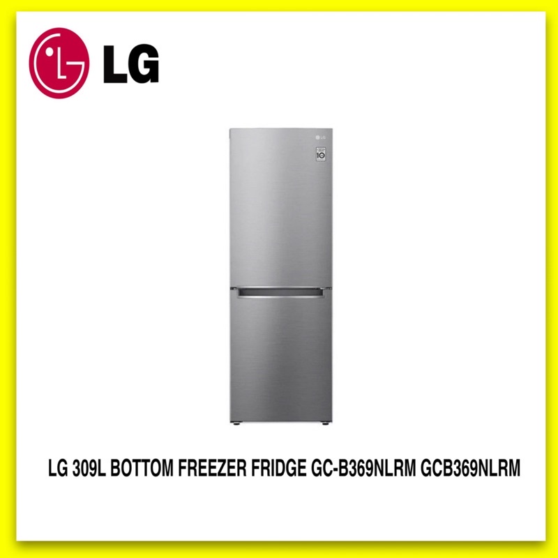 (FREE DELIVER KL AND SELANGOR ) LG 309L BOTTOM FREEZER FRIDGE GC