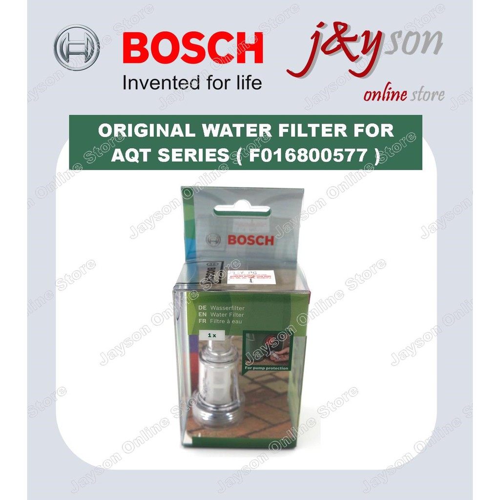 Bosch Original Water Filter For All Aqt Range F016800577