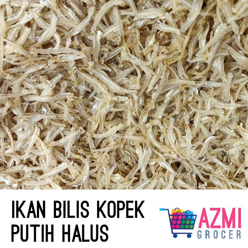 Ikan Bilis Kopek Putih Halus Peeled Anchovies (Langkawi) Shopee