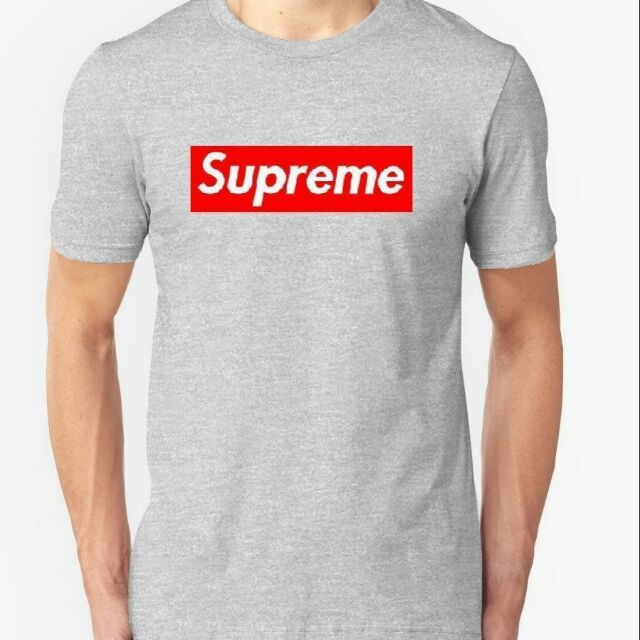 supreme gray shirt