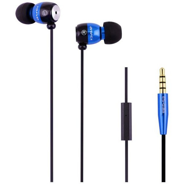 Awei Q38i Extra Bass Comfortable Earbuds Stereo With Mic Shopee