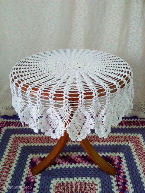 Ready Stock Handmade Crochet Table Cloth Alas Meja Kait Ummifz Deco Shopee Malaysia