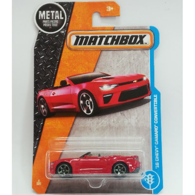 matchbox 16 chevy camaro convertible