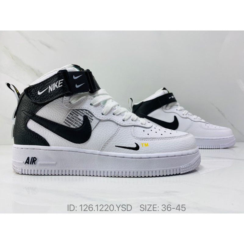 men's nike air force 1 utility mid casual shoes