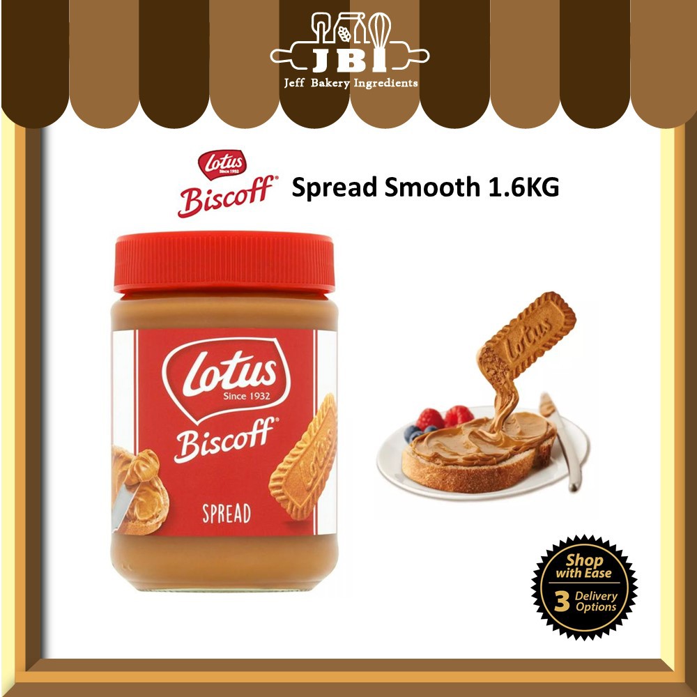[NEW STOCK] LOTUS BISCOFF SPREAD SMOOTH 1.6KG