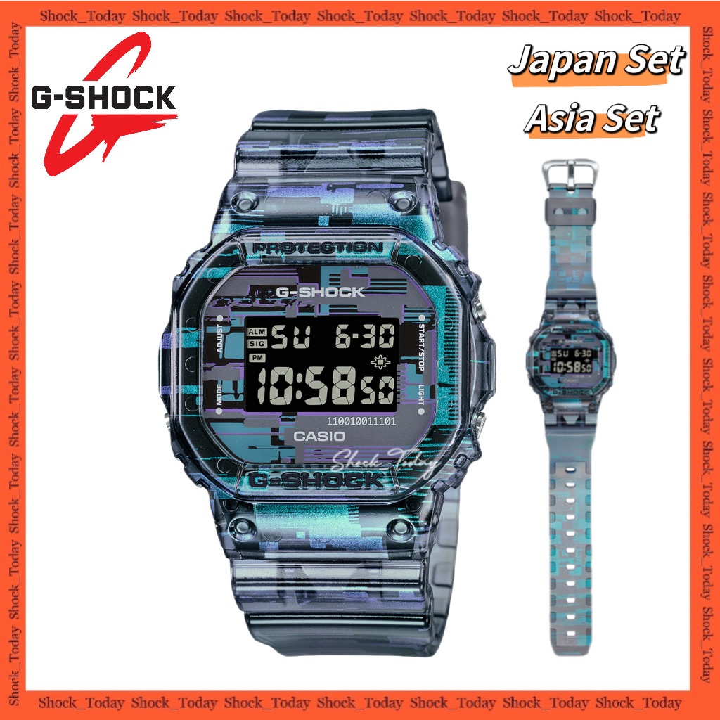 [Ready Stock] Casio G-Shock DW5600NN-1 / DW5600NN1DR / DW5600NN1JF / Asia Set / Japan Set