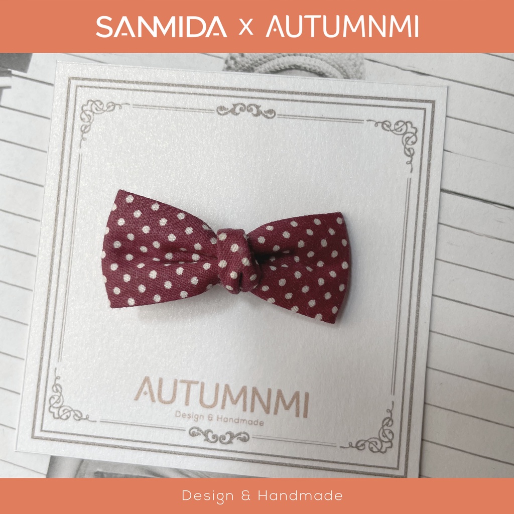 【Autumnmi Collection】Handmade Design Hair Clip #P1-#P5 Stainless Steel Alligator Clip Vintage Style