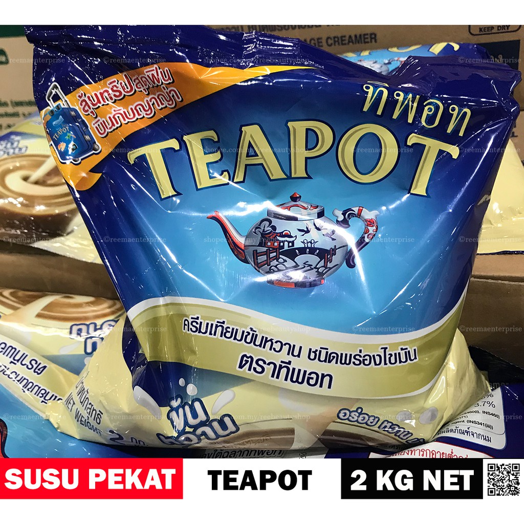 (2KG) TEAPOT Susu Pekat Original Thailand Bungkus Shopee Malaysia