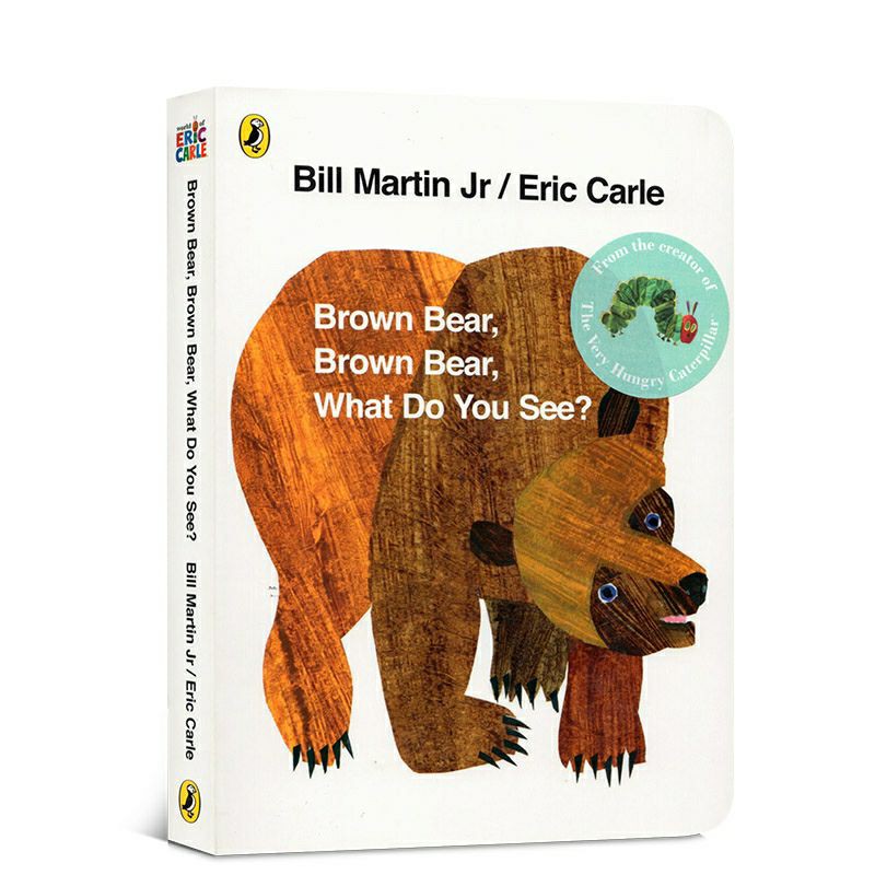Original Brown bear brown bear what do you see? BOARD BOOK ERIC CARLE ...