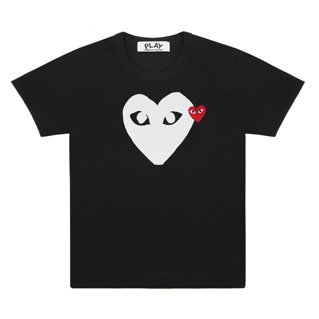 cdg white heart