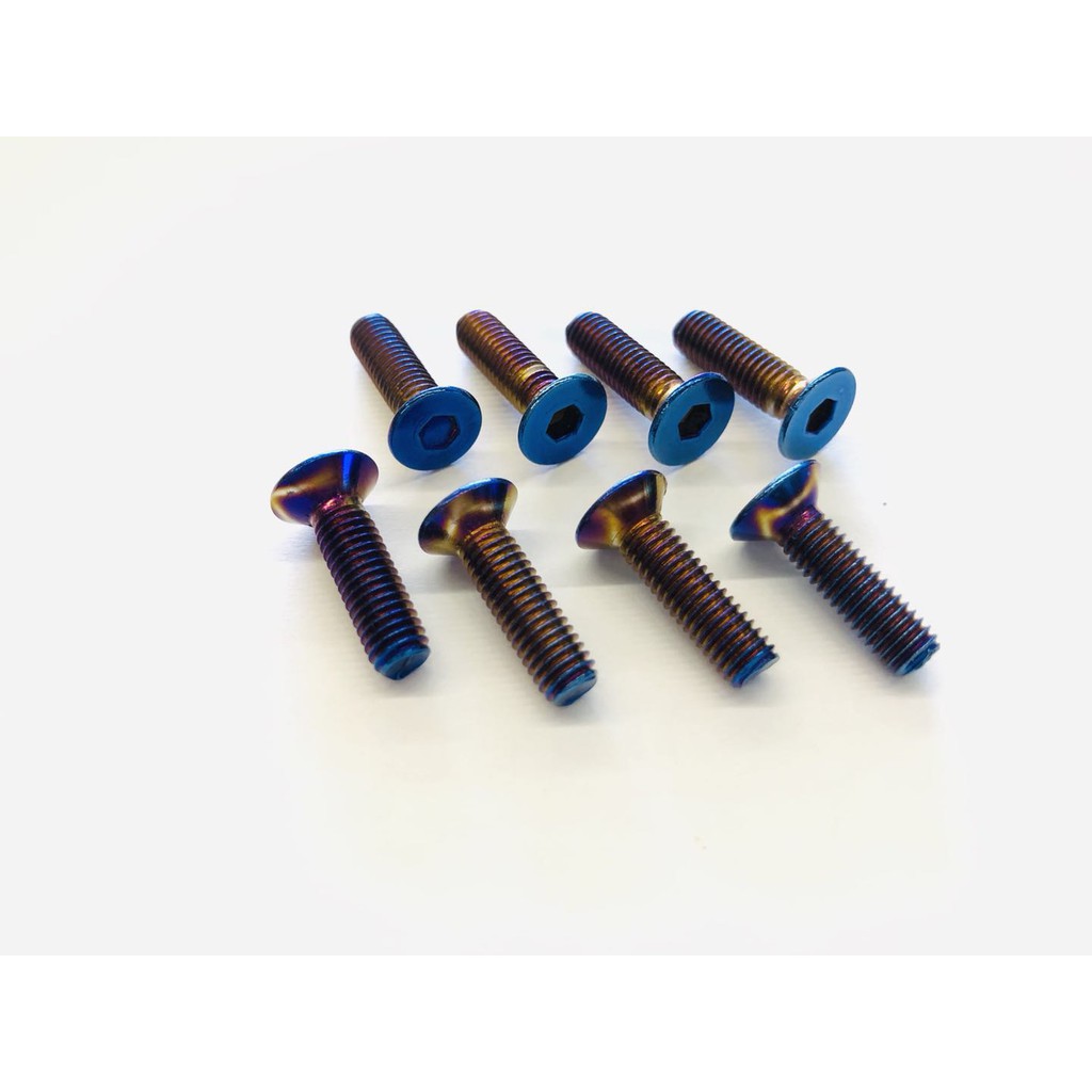 Titanium Screw Steering Wheel Screw Nut Universal Titanium Steering