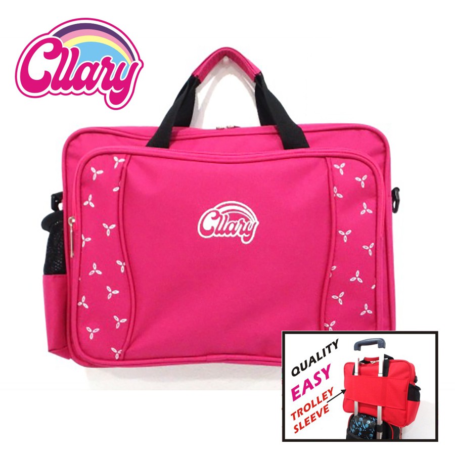 diaper bag with trolley sleeve