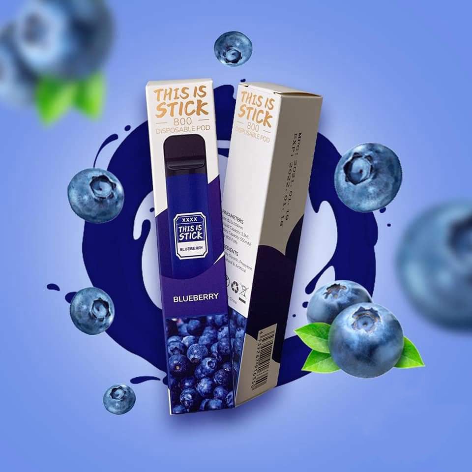 This Is Stick Disposable Pod 800 Puff Strawberry Ice Cream Blueberry Grape Mango Mango Milk Ice Shopee Malaysia