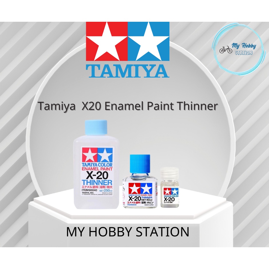 Tamiya X20 Enamel Paint Thinner 80030 40ML/250ML Shopee Malaysia