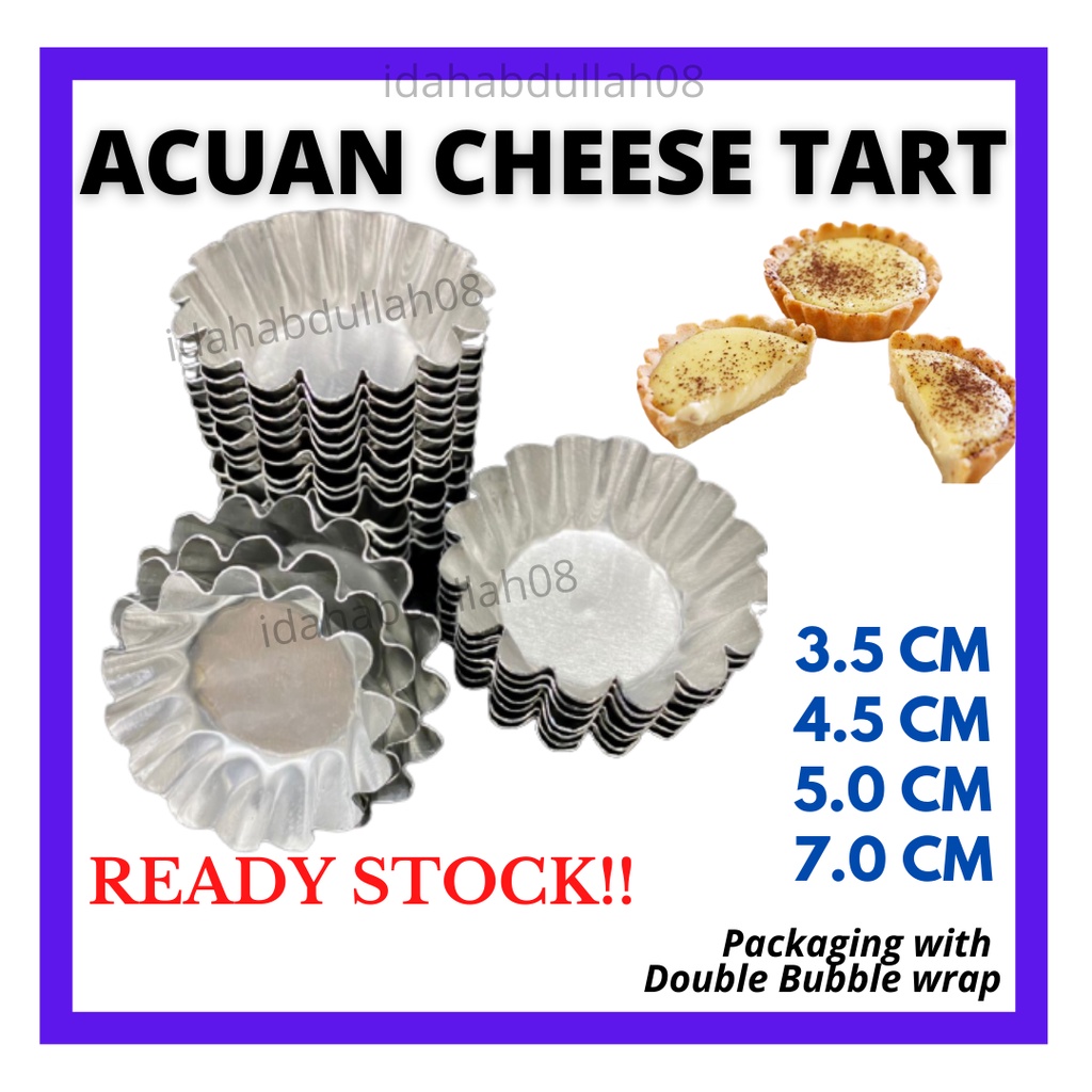 Acuan Cheese Tart Mould Acuan Tart Bunga Acuan Tart Telur Egg Tart Acuan Tart Buah Fruit Tart Mould 4cm 4.5cm 5cm 7cm