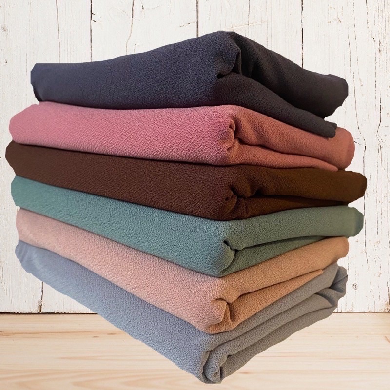 Buy Kain Mosscrepe Plain Moss Crepe Korea 320gsm Bidang 60 Seetracker Malaysia