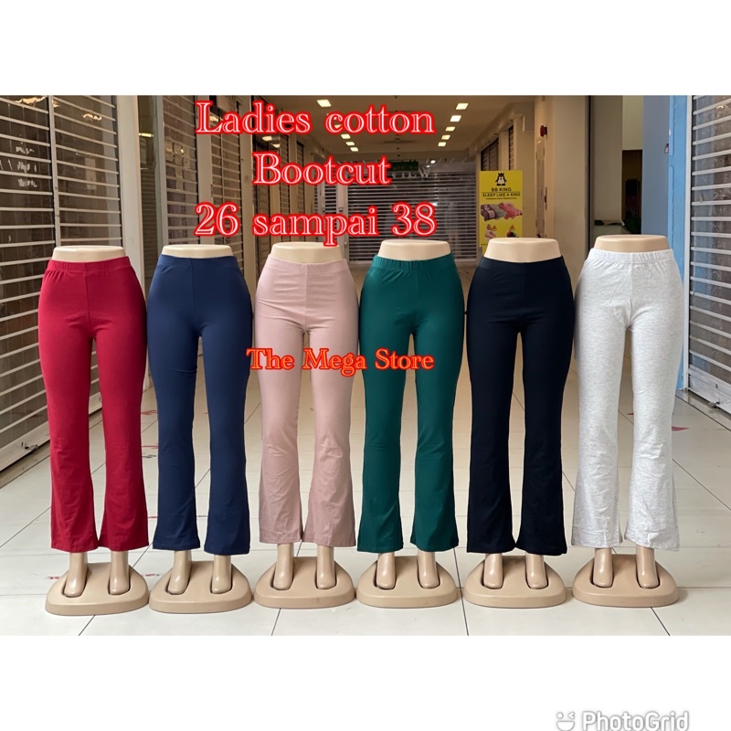 ??  READY STOCK (26-38) Selangor  Bootcut Pants Working Soft Cotton?