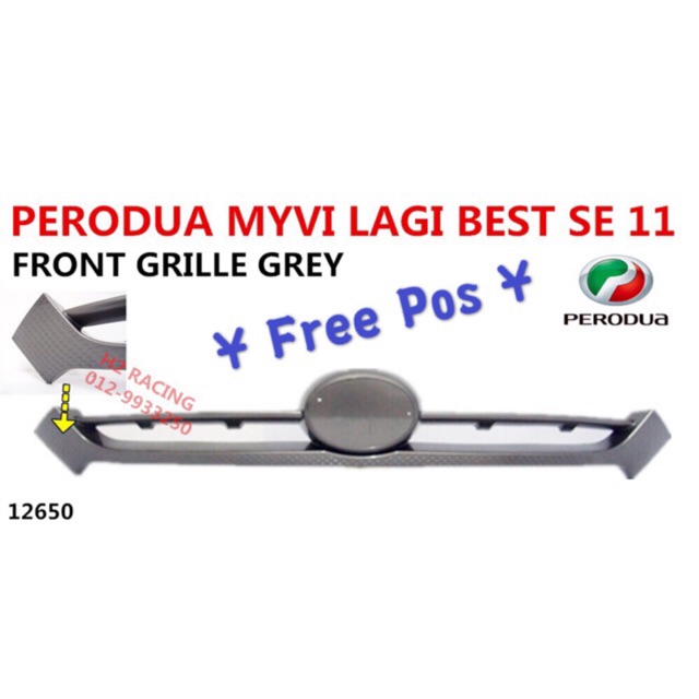 PERODUA MYVI LAGI BEST SE 11 FRONT GRILLE GRILL / EMBLEM 